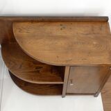 Rounded solid wood extra cabinet