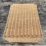 Wicker wall mail door