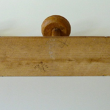 Patères bois blond
