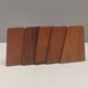 5 vintage bookends from the 1960s, teak with metal feet by Kai Kristiansen