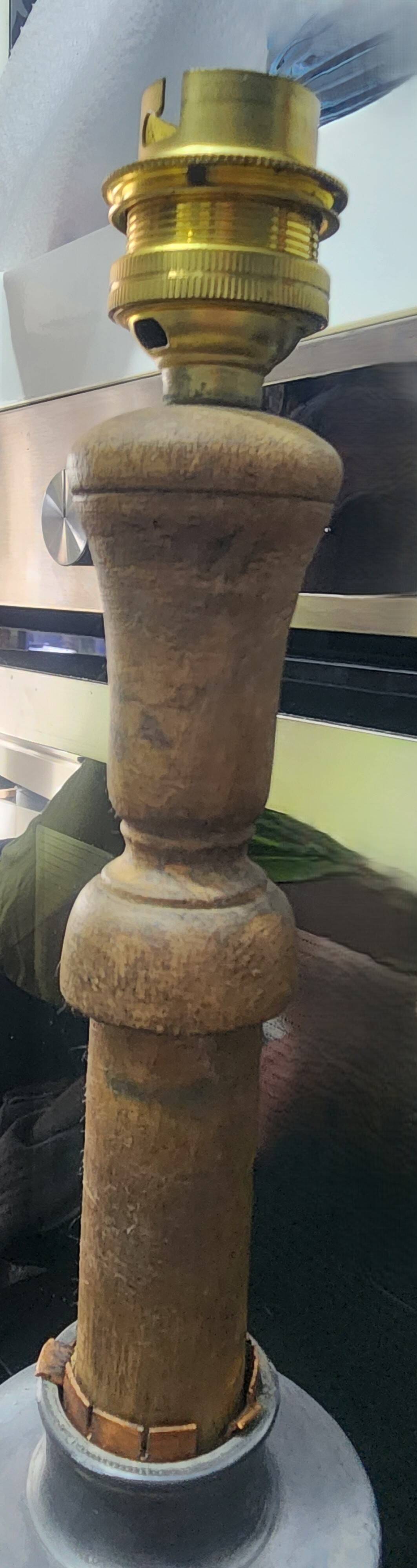 Set of 2 industrial & curiosity lamps – tin clysters