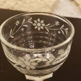 14 petits verres années 50 pied étoile