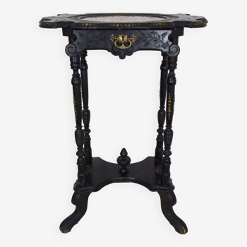 Sellette Table d'Appoint de Salon à tiroir Napoléon III, France second empire XIXème
