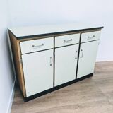 Vintage formica & wood sideboard