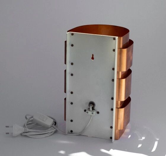 Hans-Agne Jakobsson wall lamp in copper, model V155 - Sweden, 1960s