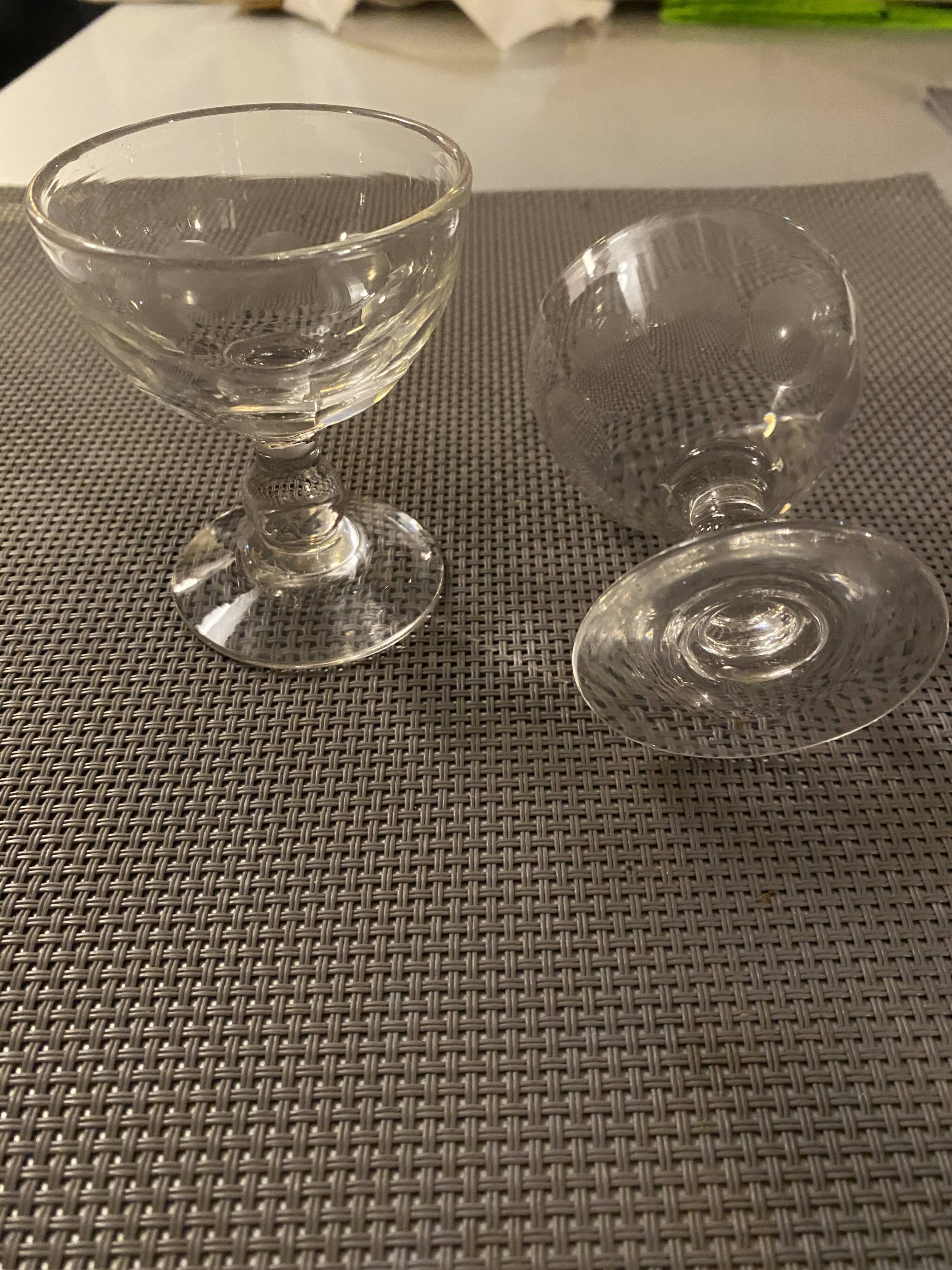 Napoleon 3 faceted liqueur glass