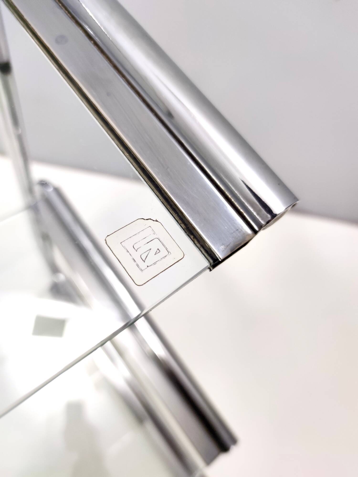 Serving Cart with Three Glass Shelves, Italy