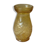 Hyacinth vase in glass molded art deco era