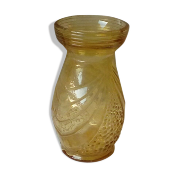 Vase made of moulded glass, Art Deco period.