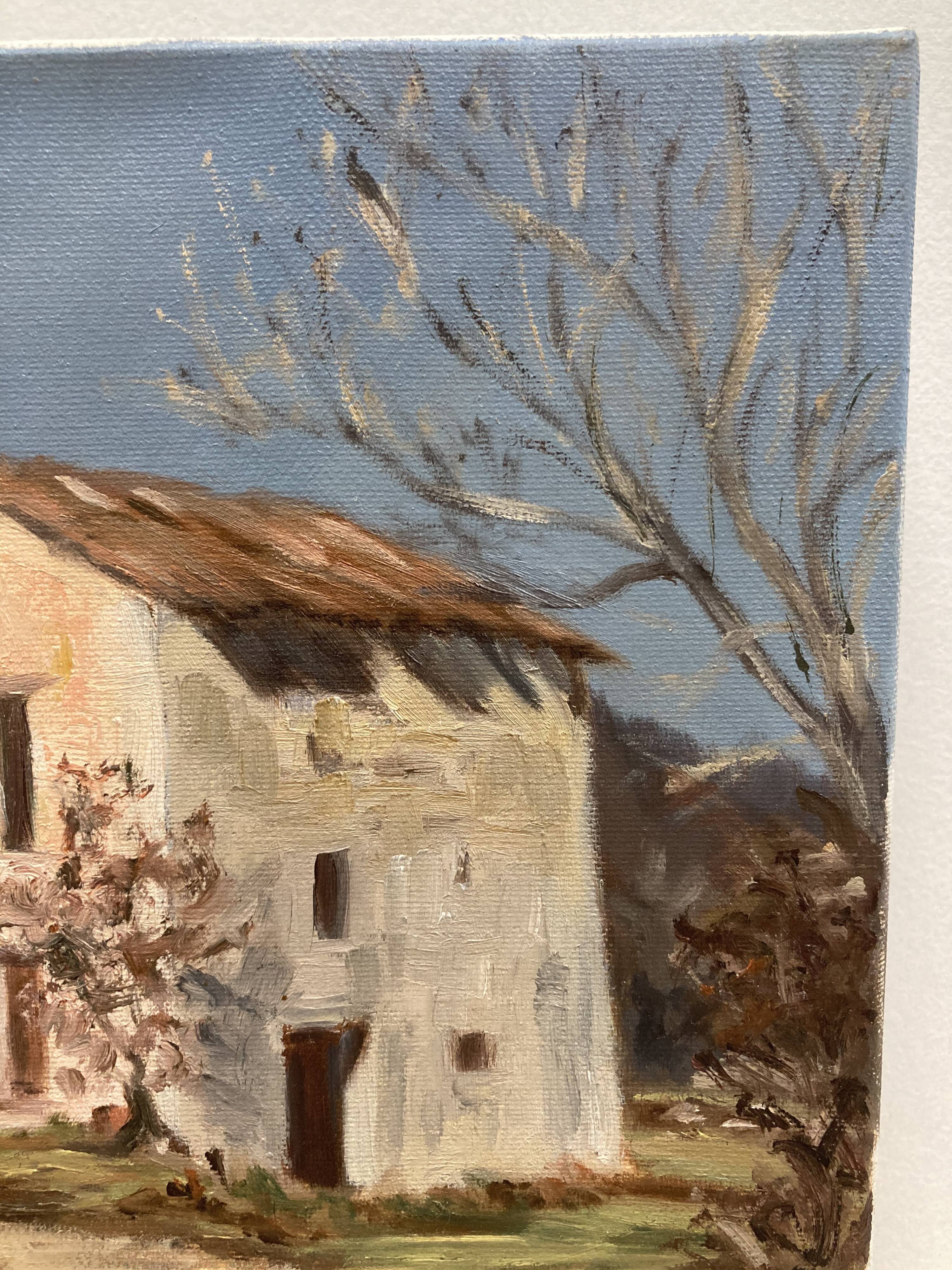 Landscape painting signed