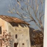 Landscape painting signed