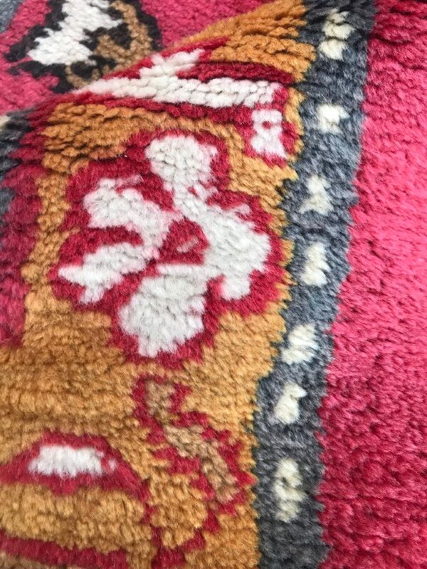 Very large carpet Algeria style done Donegal hand 292 X 686 CM