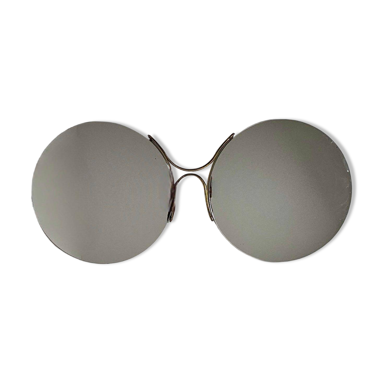 Large modern Italian wall mirror from the mid-20th century.