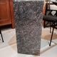 Granite and glass dining table, 1980s