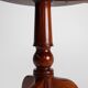 Vintage English Round Tilt Top Table in Cherry, 1950s