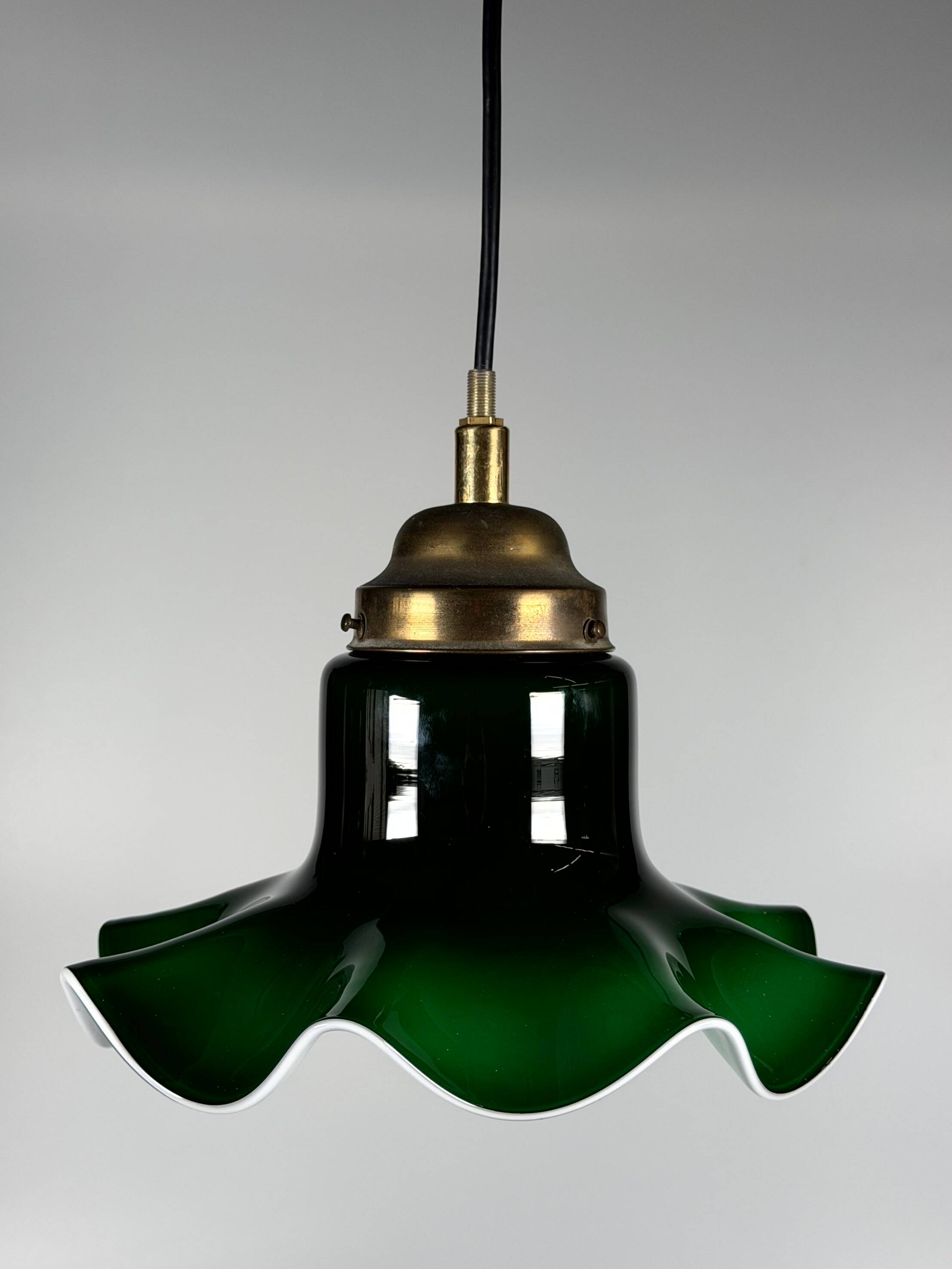 1960s 1970s Hanging Lamp from Peill & Putzler Germany Space Age Design
