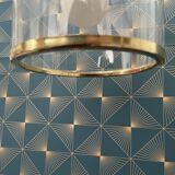 Lustre lanterne laiton