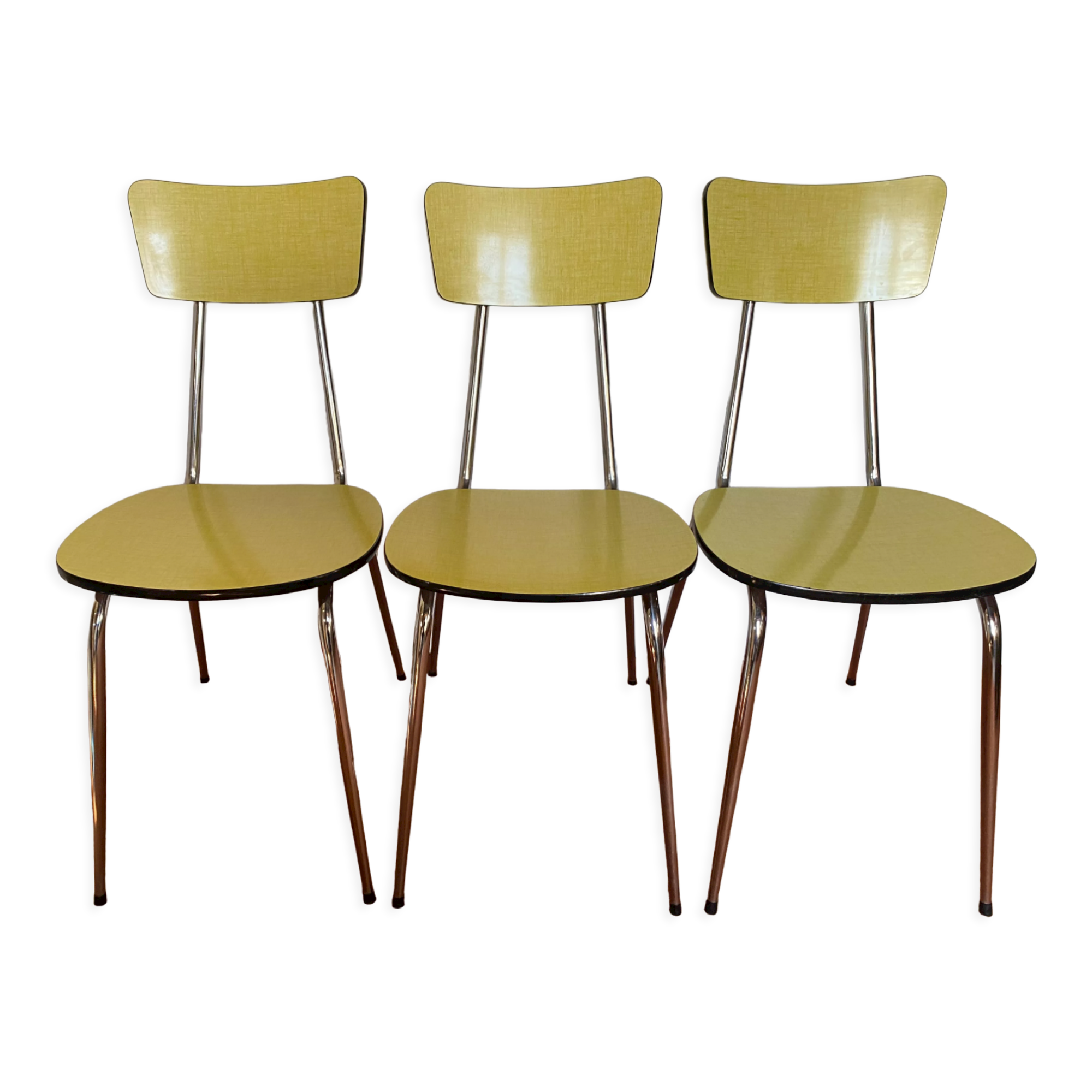 Yellow formica chairs