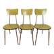 Chaises formica jaune