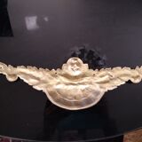 Gilded bronze pediment
