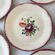 Set of 6 dessert plates Moulin des Loups Orchies 30s