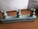 Vintage candle holder for 3 candles in carved solid wood.