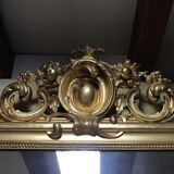 Golden Napoleon III mirror 129x224cm