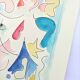 Original abstract painting – poetic composition – 24 x 34 cm