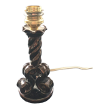 Bronzed ceramic lamp base