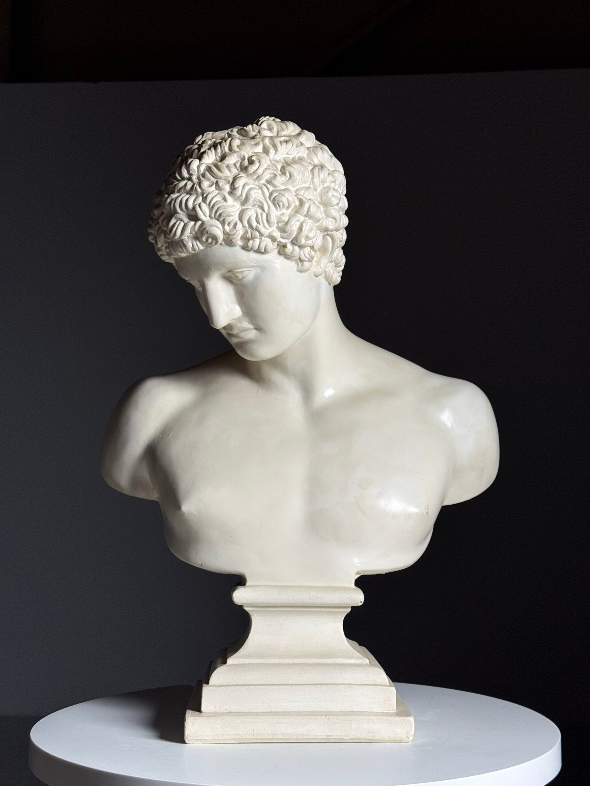 Plaster bust Hermes