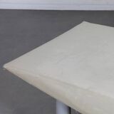 Faux leather bench from the 1980s