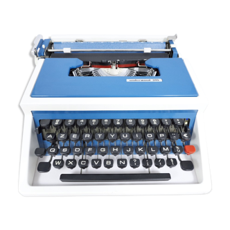 315 blue revised vintage Underwood typewriter
