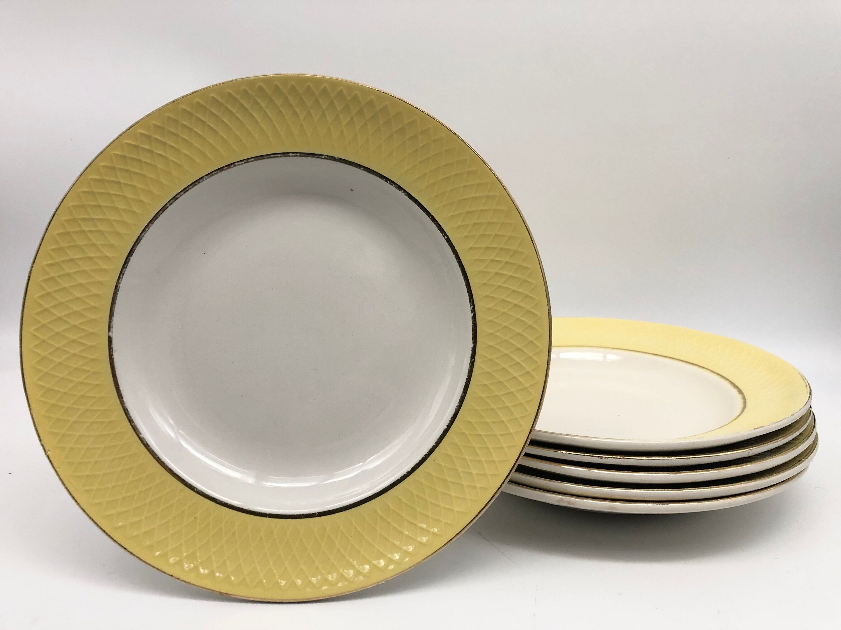 6 Hollow Plates "Orchies Moulin des Loups"