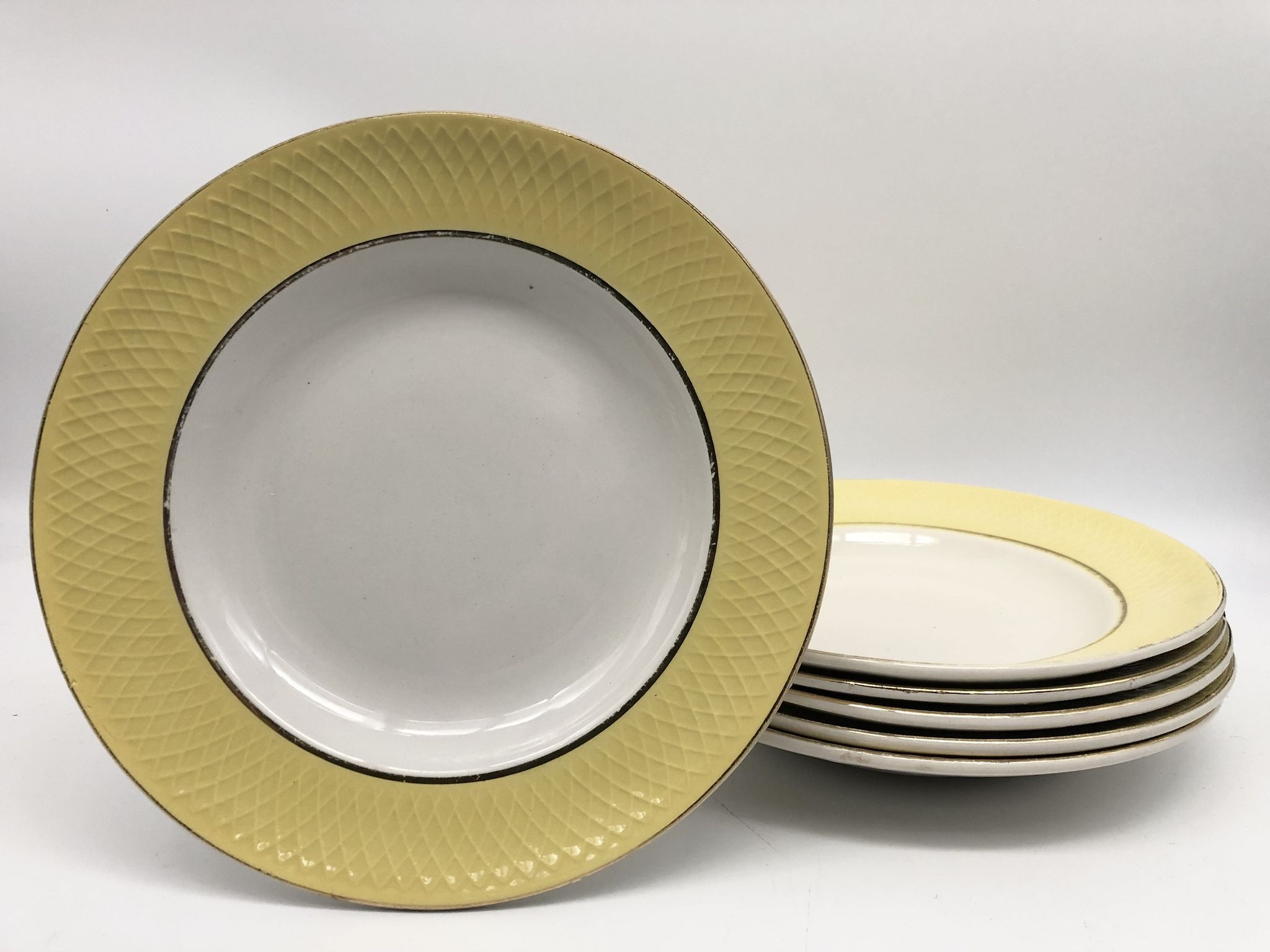6 Hollow Plates "Orchies Moulin des Loups"