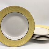 6 assiettes creuses « Orchies Moulin des Loups »