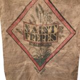 Old vintage burlap bag
