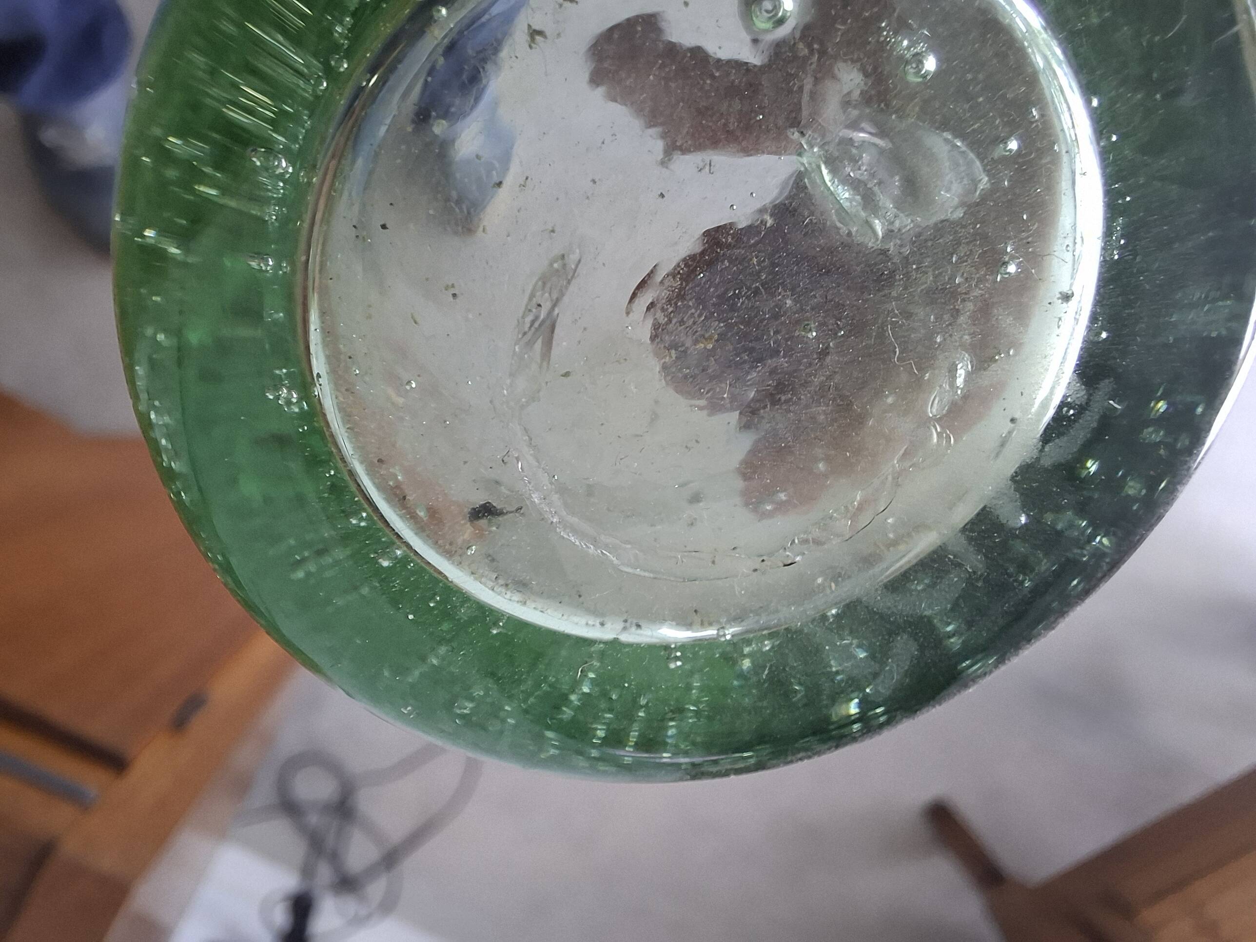 20 verres biot en verre souffle