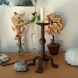 Set 4 steel candle holders