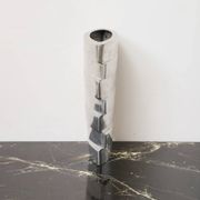 Vase "Strates" XL en fonte aluminium, 1970s