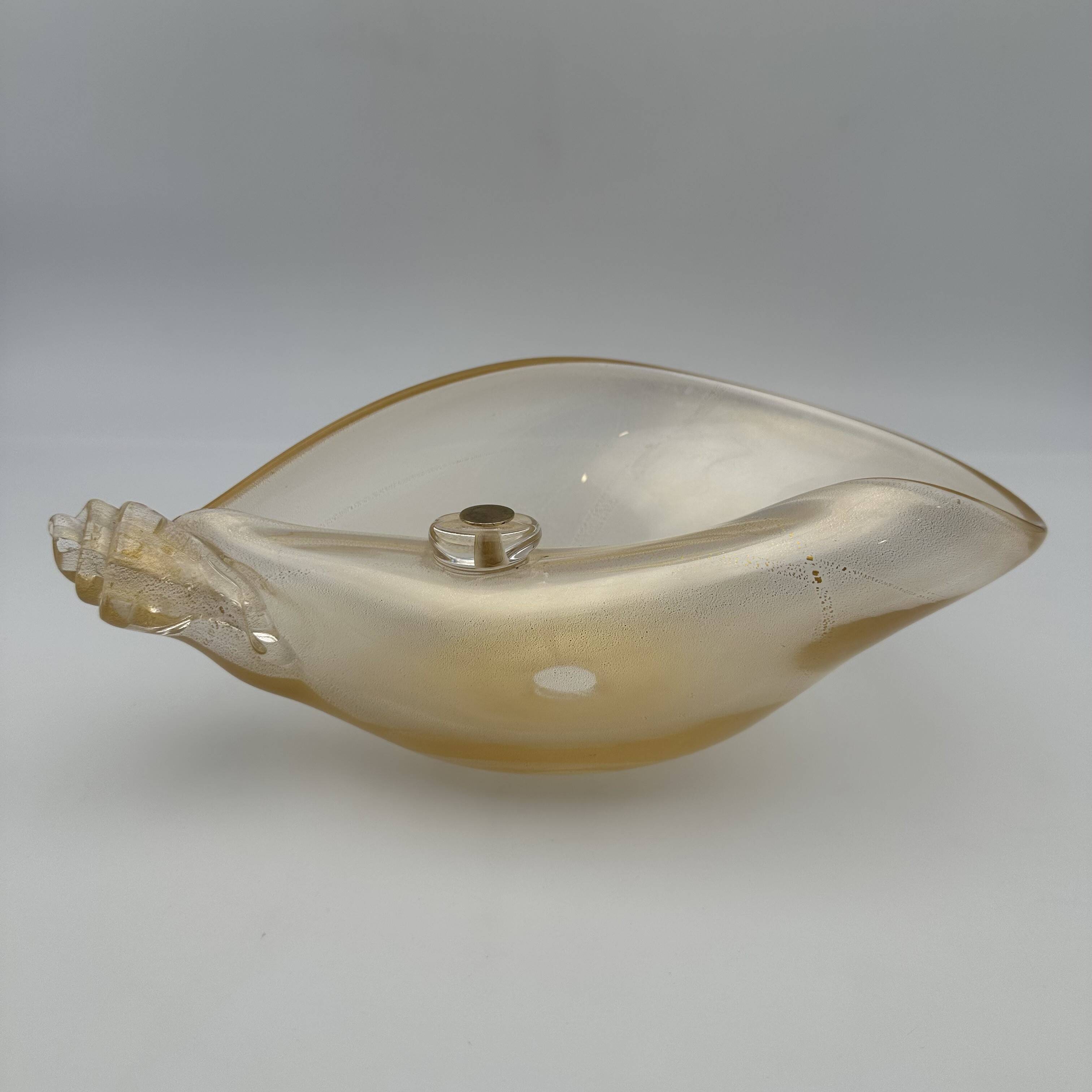 Coupe de Forme Libre en Verre Irisé de Murano, Barovier & Toso, Années 1950