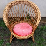 3 wicker chairs