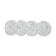 4 flat glass plates