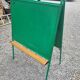 Tableau d'école doubles en fer plus porte craie