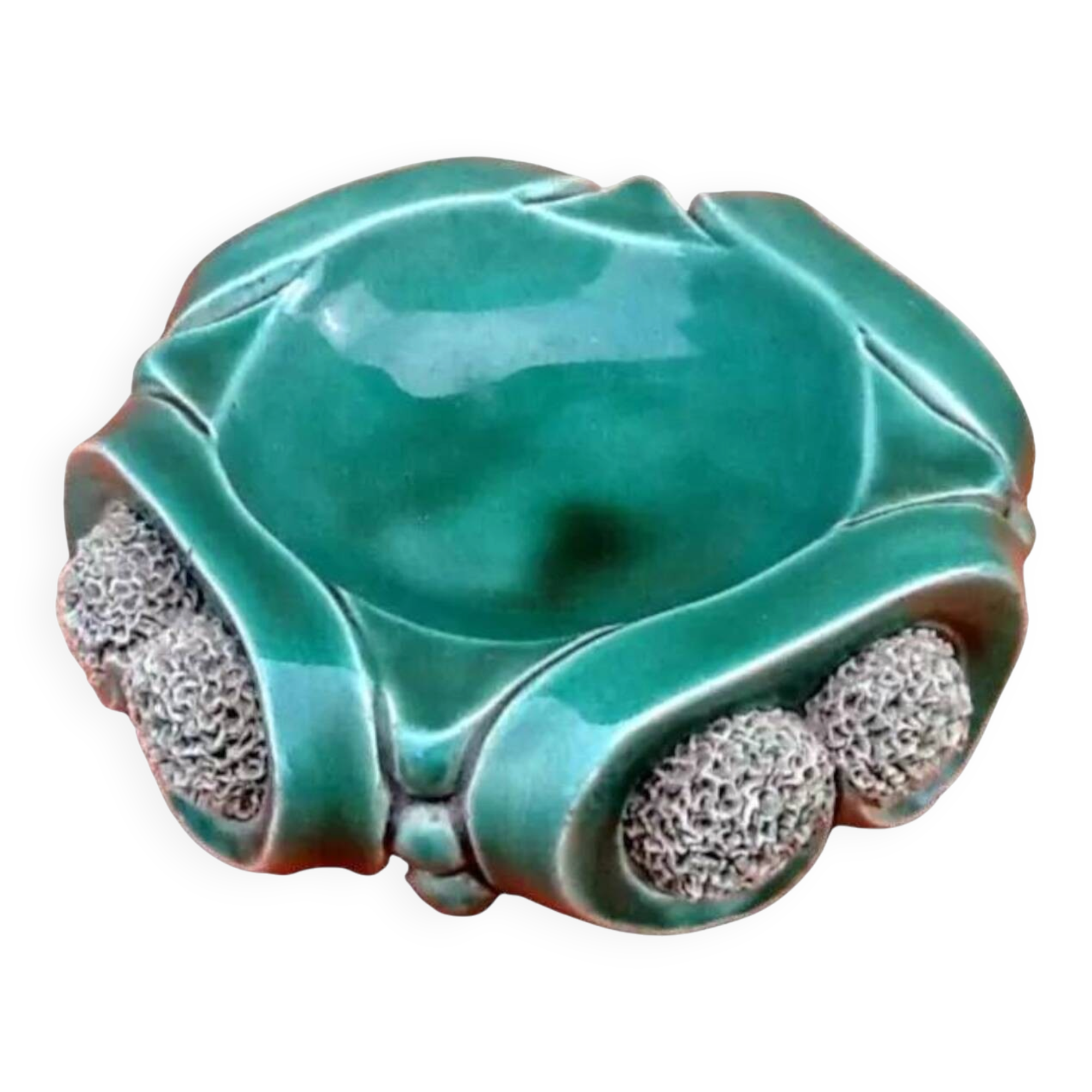 Art Deco 1940. Ashtray / catch-all. Glazed ceramic.