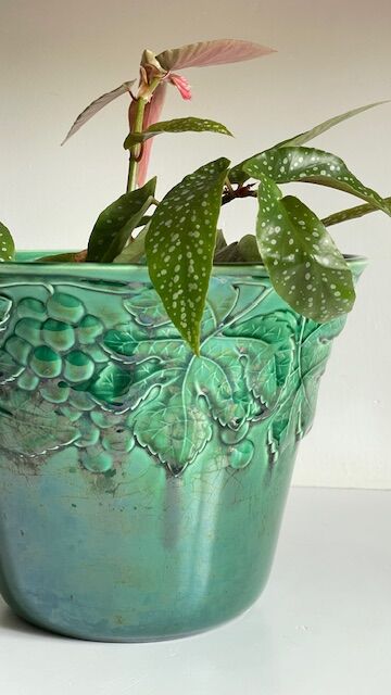 Cache-POT Barbotine GIEN Vintage