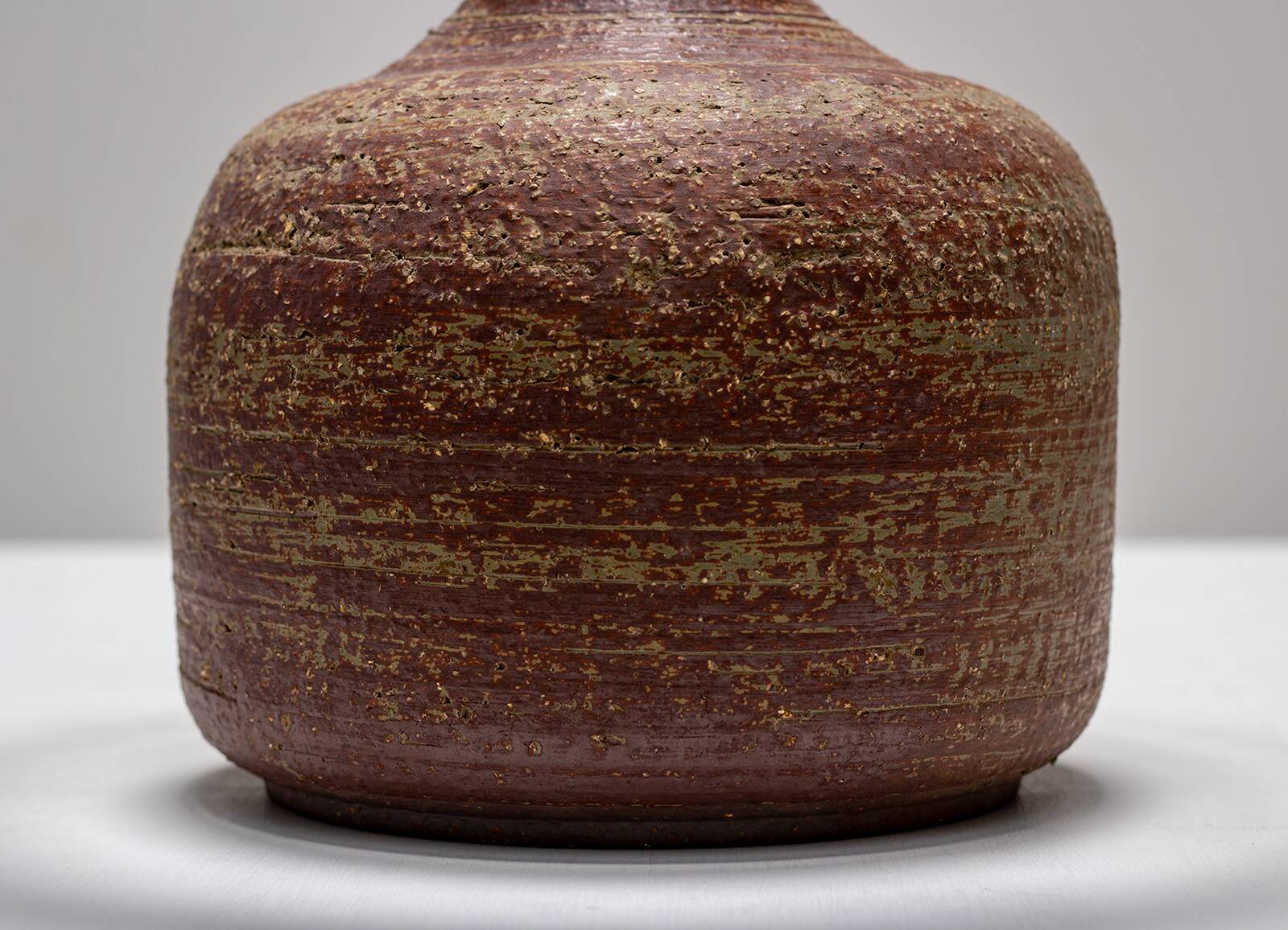 Jacques Pouchain Terracotta table lamp 1960