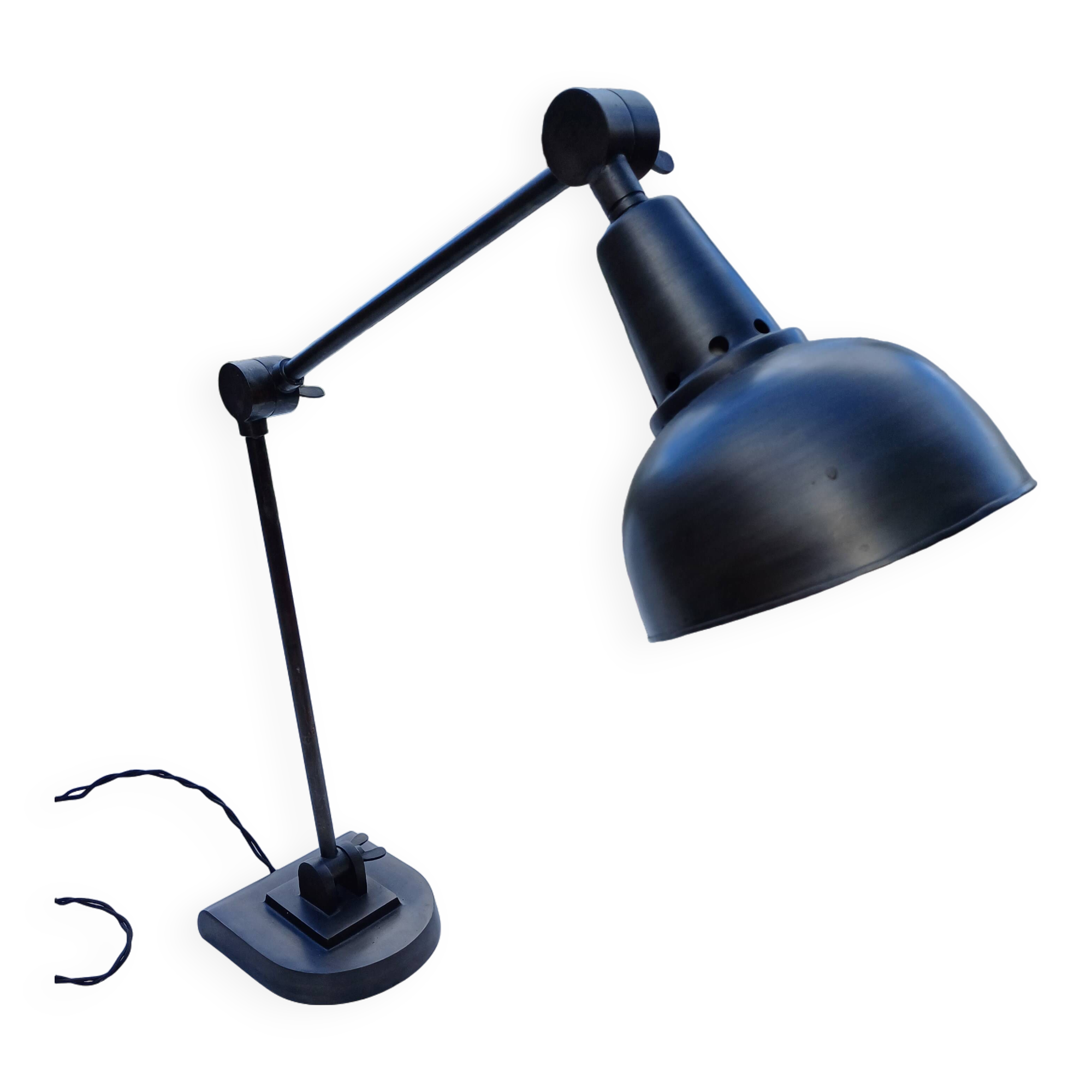 Industrial metal lamp, 2 arms