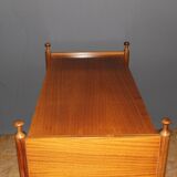 Flat Desk Three Drawers And Lacquer Maison Gauthier Around 1960