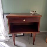 Vintage wooden bedside table