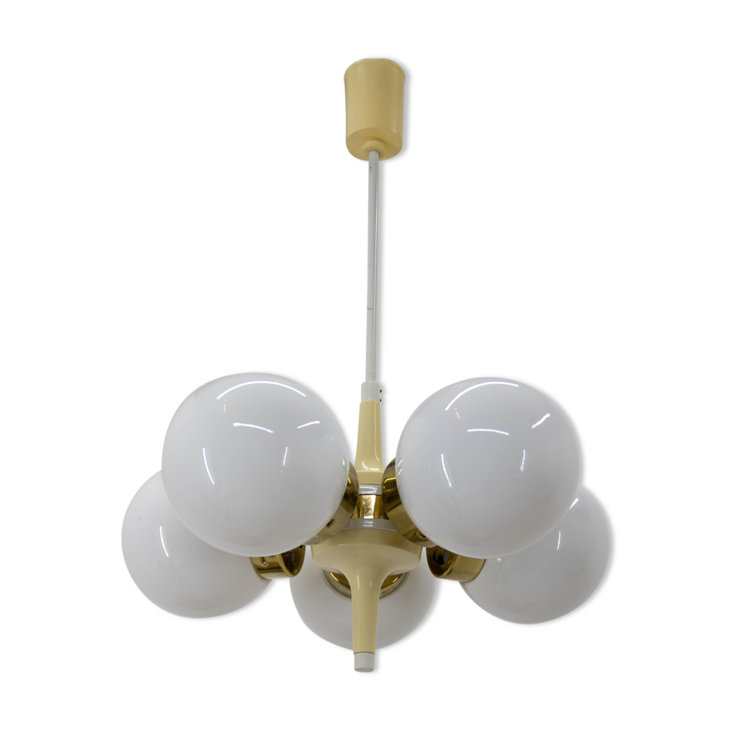 Chandelier Sputnik by Elektroinstala Decin, 1970s